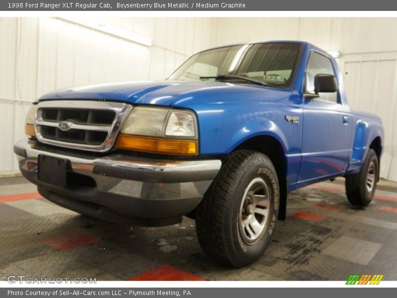 Boysenberry Blue Metallic / Medium Graphite 1998 Ford Ranger XLT Regular Cab