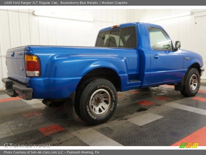 Boysenberry Blue Metallic / Medium Graphite 1998 Ford Ranger XLT Regular Cab