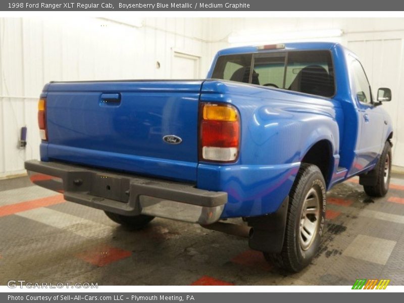 Boysenberry Blue Metallic / Medium Graphite 1998 Ford Ranger XLT Regular Cab