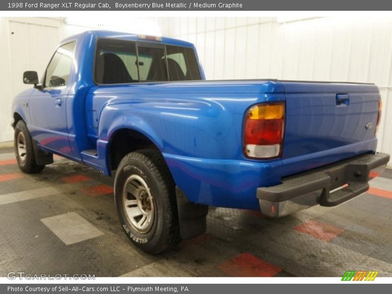 Boysenberry Blue Metallic / Medium Graphite 1998 Ford Ranger XLT Regular Cab