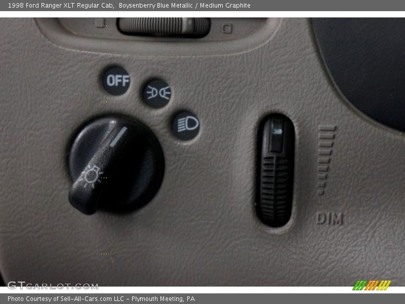 Boysenberry Blue Metallic / Medium Graphite 1998 Ford Ranger XLT Regular Cab