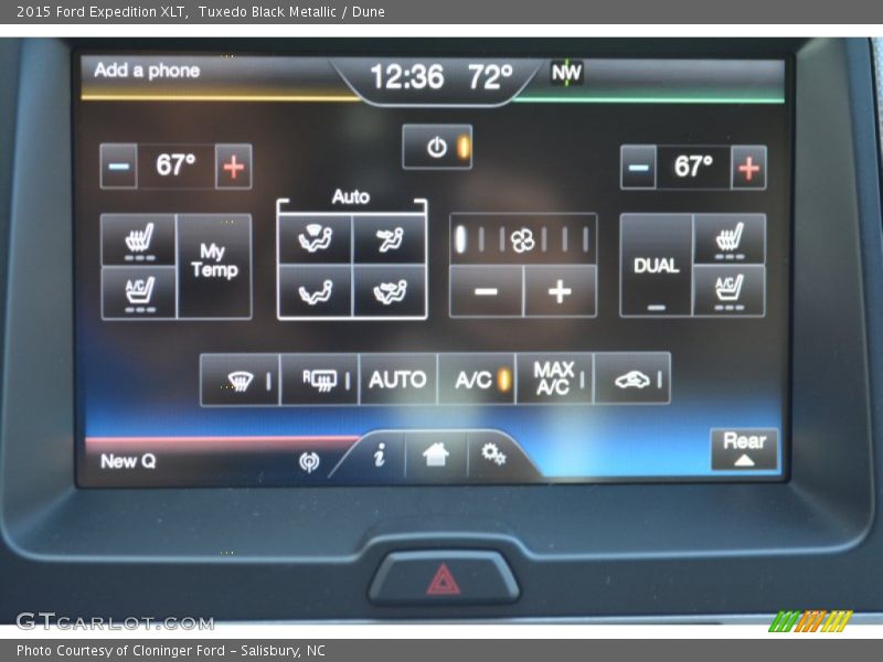 Tuxedo Black Metallic / Dune 2015 Ford Expedition XLT