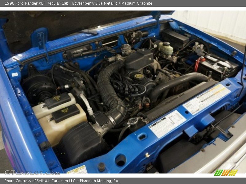 Boysenberry Blue Metallic / Medium Graphite 1998 Ford Ranger XLT Regular Cab