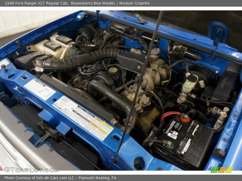 Boysenberry Blue Metallic / Medium Graphite 1998 Ford Ranger XLT Regular Cab