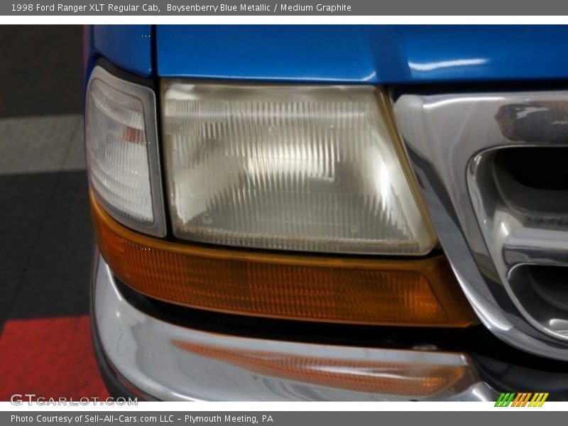 Boysenberry Blue Metallic / Medium Graphite 1998 Ford Ranger XLT Regular Cab