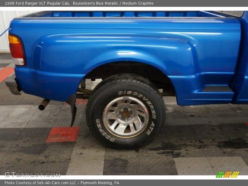 Boysenberry Blue Metallic / Medium Graphite 1998 Ford Ranger XLT Regular Cab