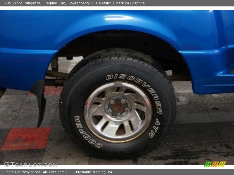 Boysenberry Blue Metallic / Medium Graphite 1998 Ford Ranger XLT Regular Cab