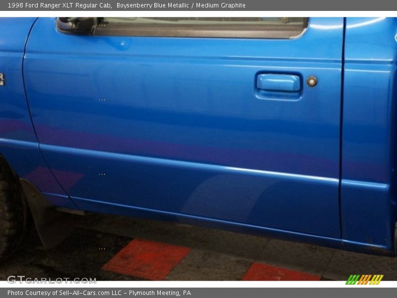 Boysenberry Blue Metallic / Medium Graphite 1998 Ford Ranger XLT Regular Cab