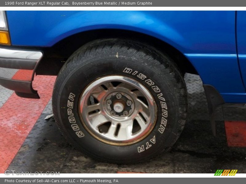 Boysenberry Blue Metallic / Medium Graphite 1998 Ford Ranger XLT Regular Cab