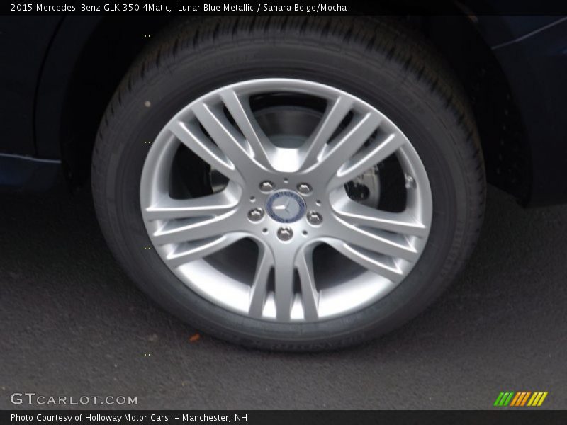 Lunar Blue Metallic / Sahara Beige/Mocha 2015 Mercedes-Benz GLK 350 4Matic