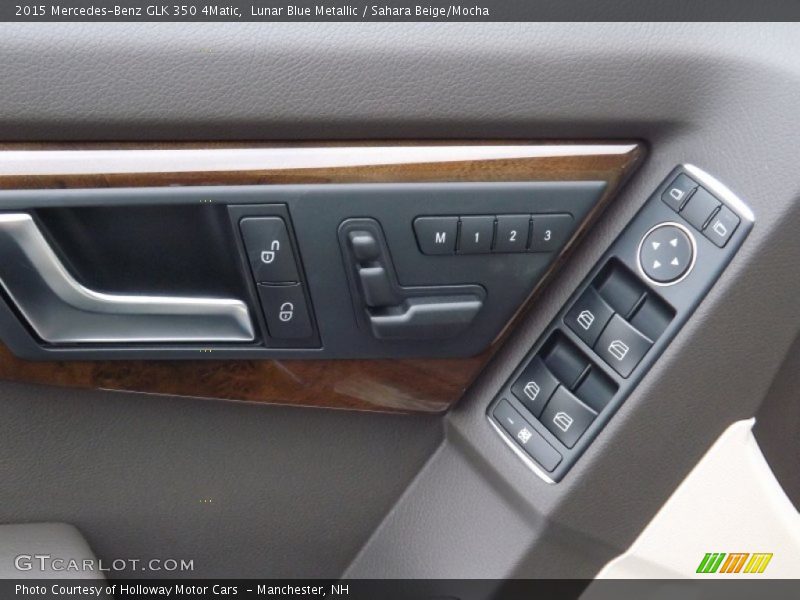 Lunar Blue Metallic / Sahara Beige/Mocha 2015 Mercedes-Benz GLK 350 4Matic