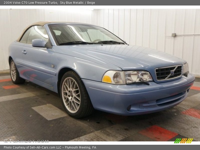 Sky Blue Metallic / Beige 2004 Volvo C70 Low Pressure Turbo