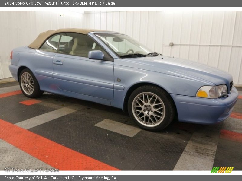 Sky Blue Metallic / Beige 2004 Volvo C70 Low Pressure Turbo