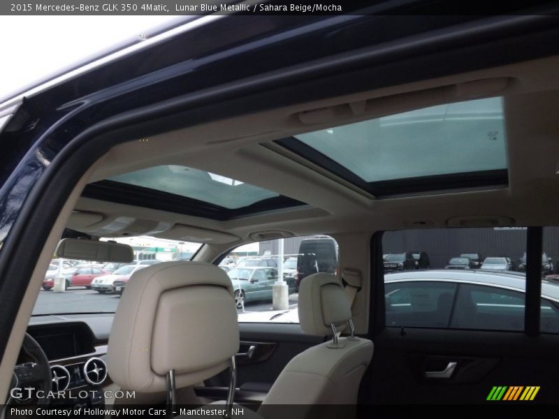 Lunar Blue Metallic / Sahara Beige/Mocha 2015 Mercedes-Benz GLK 350 4Matic