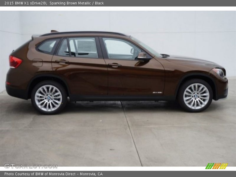 Sparkling Brown Metallic / Black 2015 BMW X1 sDrive28i