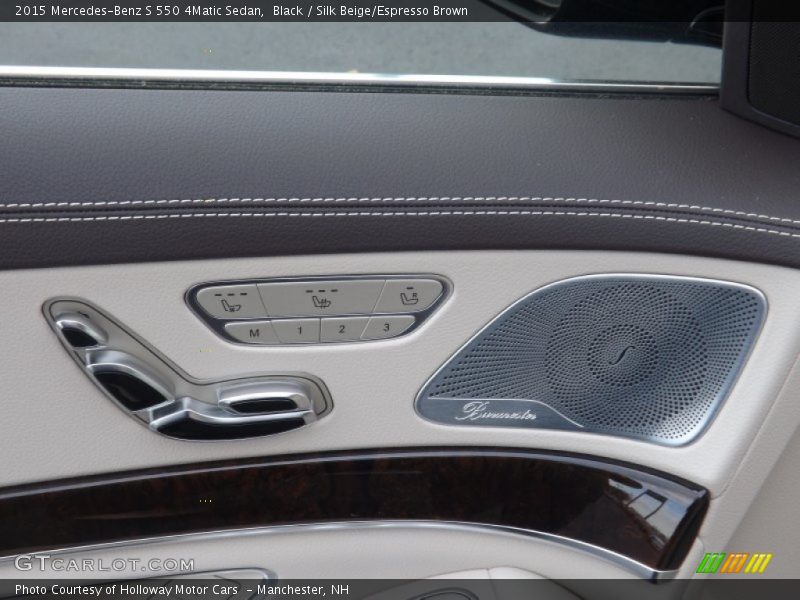 Black / Silk Beige/Espresso Brown 2015 Mercedes-Benz S 550 4Matic Sedan