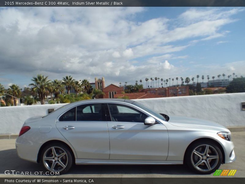 Iridium Silver Metallic / Black 2015 Mercedes-Benz C 300 4Matic