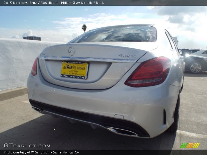 Iridium Silver Metallic / Black 2015 Mercedes-Benz C 300 4Matic