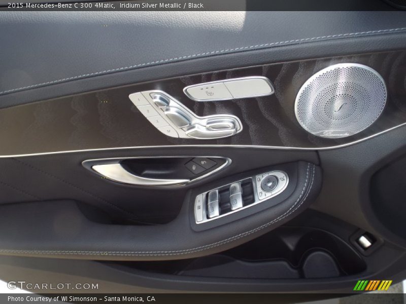 Iridium Silver Metallic / Black 2015 Mercedes-Benz C 300 4Matic