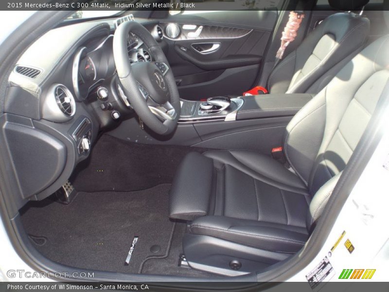 Iridium Silver Metallic / Black 2015 Mercedes-Benz C 300 4Matic