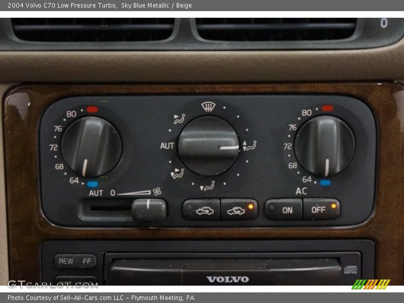 Sky Blue Metallic / Beige 2004 Volvo C70 Low Pressure Turbo