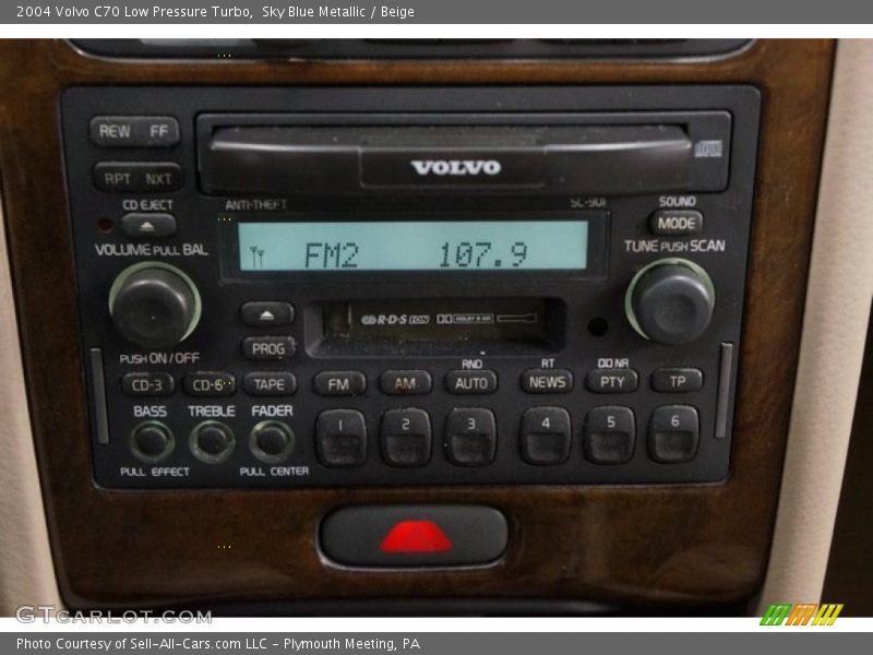 Sky Blue Metallic / Beige 2004 Volvo C70 Low Pressure Turbo
