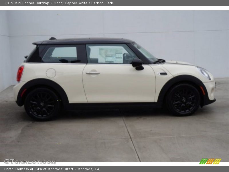 Pepper White / Carbon Black 2015 Mini Cooper Hardtop 2 Door