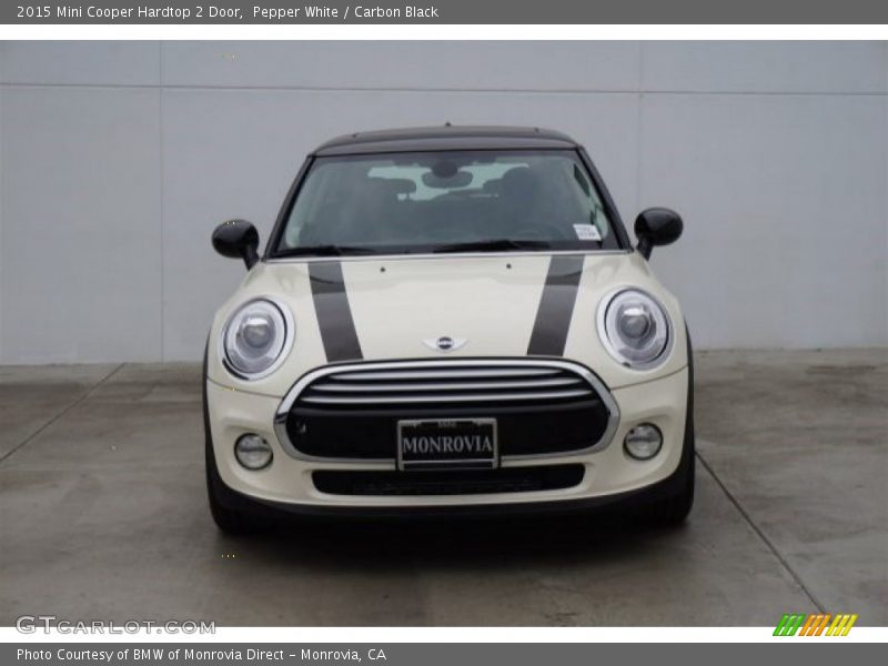 Pepper White / Carbon Black 2015 Mini Cooper Hardtop 2 Door