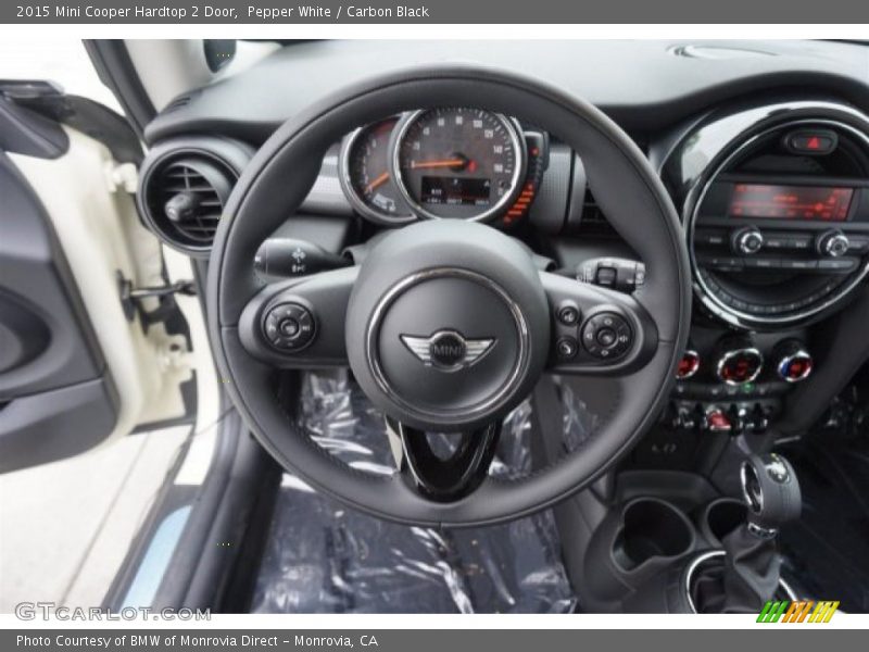 Pepper White / Carbon Black 2015 Mini Cooper Hardtop 2 Door