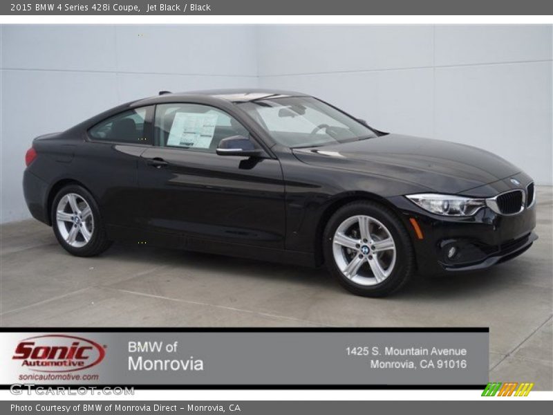 Jet Black / Black 2015 BMW 4 Series 428i Coupe