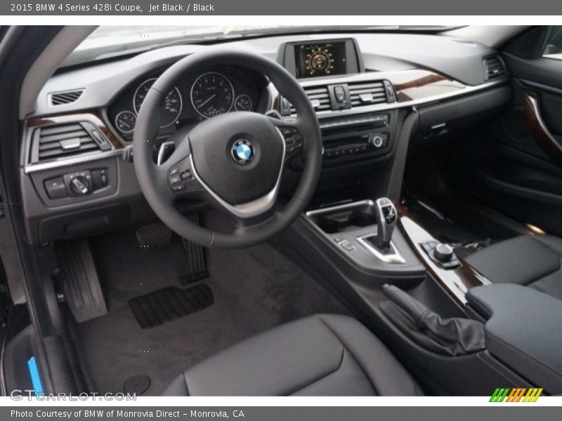 Jet Black / Black 2015 BMW 4 Series 428i Coupe