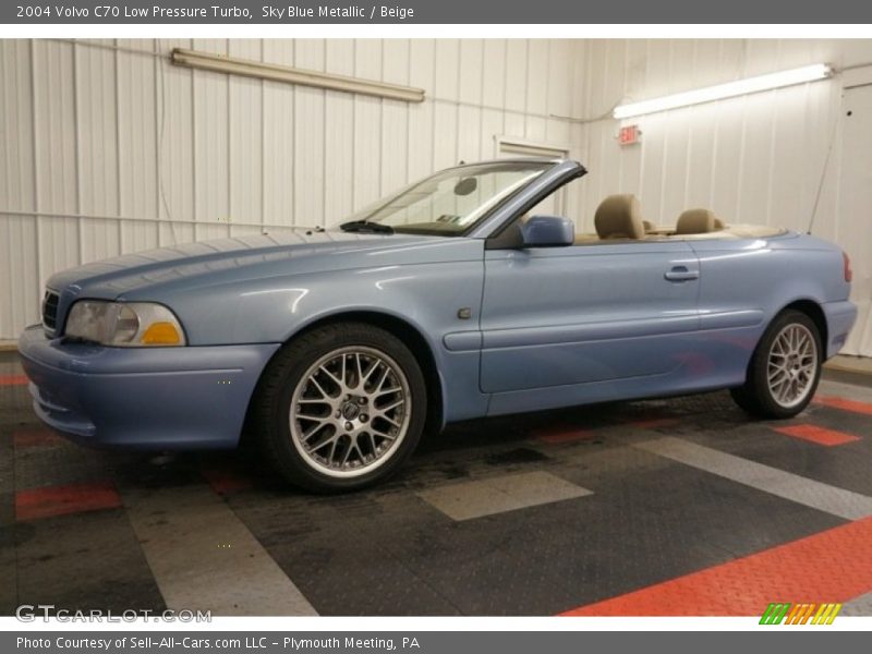 Sky Blue Metallic / Beige 2004 Volvo C70 Low Pressure Turbo