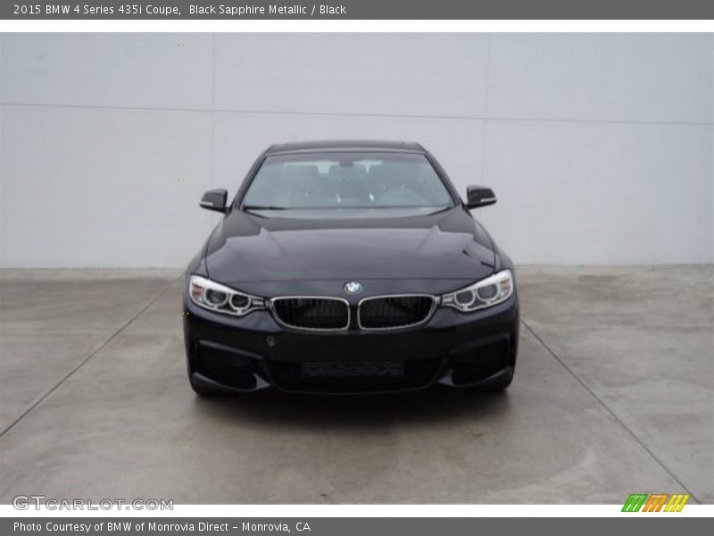 Black Sapphire Metallic / Black 2015 BMW 4 Series 435i Coupe