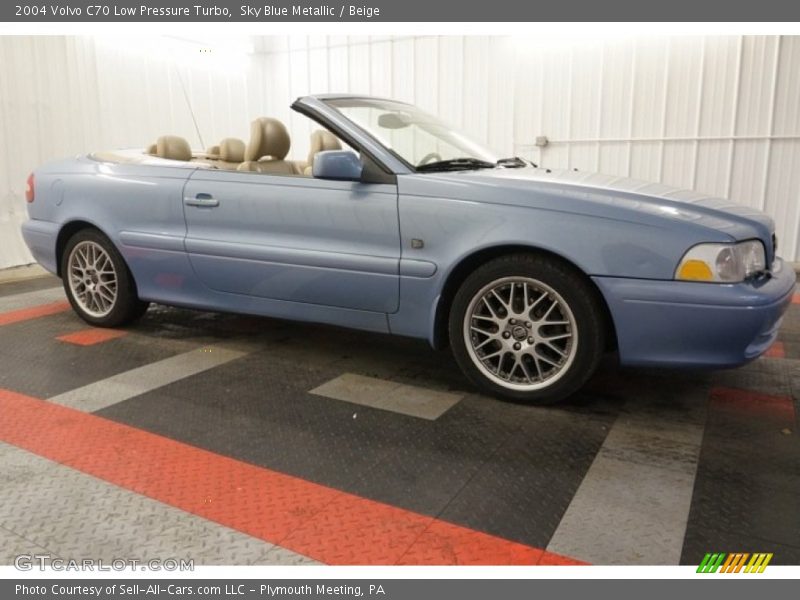 Sky Blue Metallic / Beige 2004 Volvo C70 Low Pressure Turbo