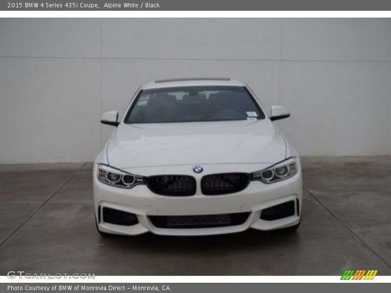 Alpine White / Black 2015 BMW 4 Series 435i Coupe