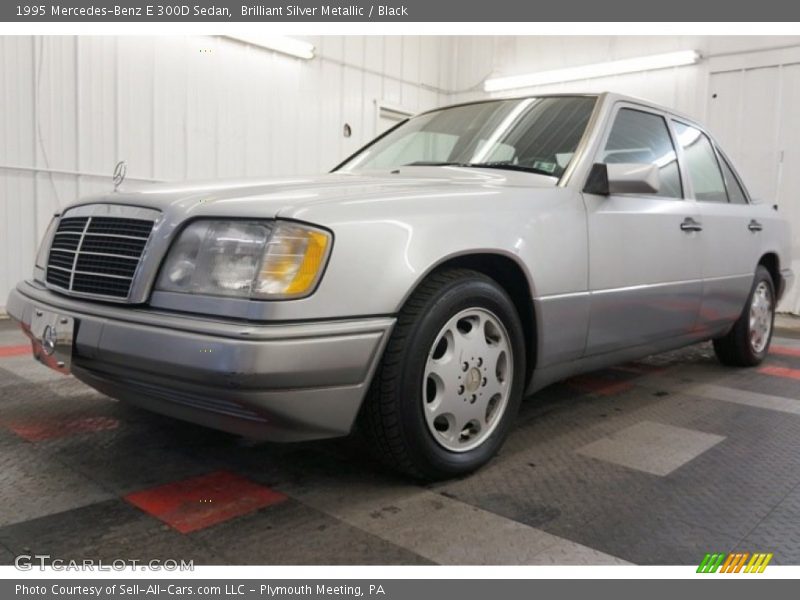 Brilliant Silver Metallic / Black 1995 Mercedes-Benz E 300D Sedan