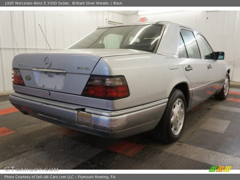 Brilliant Silver Metallic / Black 1995 Mercedes-Benz E 300D Sedan
