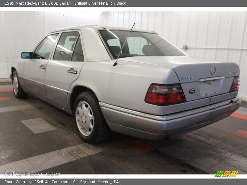 Brilliant Silver Metallic / Black 1995 Mercedes-Benz E 300D Sedan