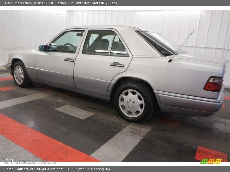 Brilliant Silver Metallic / Black 1995 Mercedes-Benz E 300D Sedan