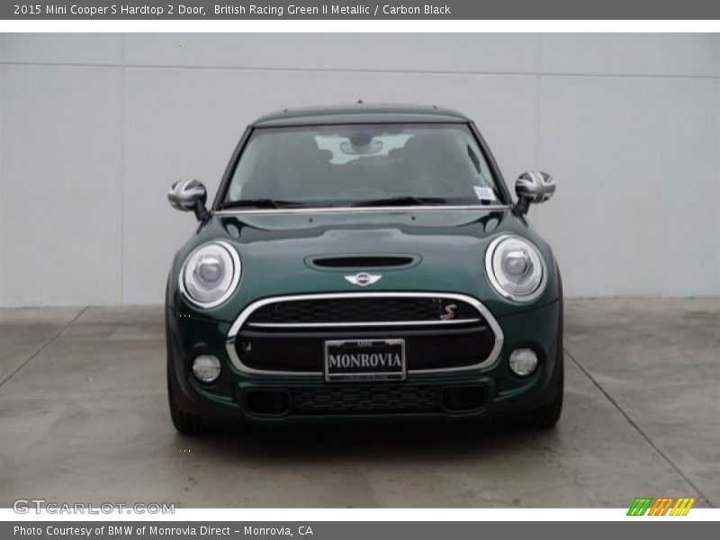 British Racing Green II Metallic / Carbon Black 2015 Mini Cooper S Hardtop 2 Door