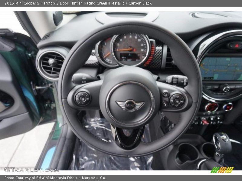 British Racing Green II Metallic / Carbon Black 2015 Mini Cooper S Hardtop 2 Door