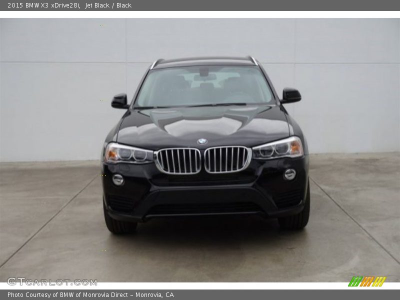 Jet Black / Black 2015 BMW X3 xDrive28i