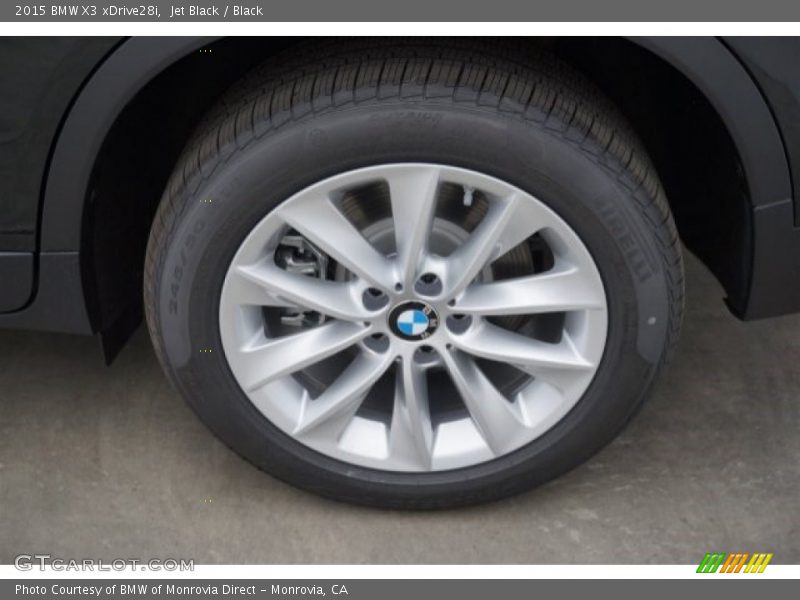 Jet Black / Black 2015 BMW X3 xDrive28i