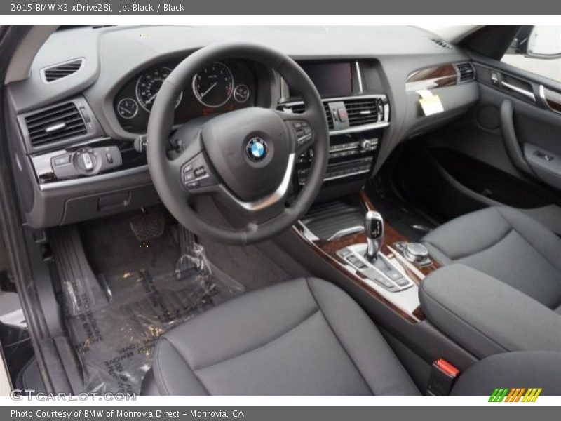 Jet Black / Black 2015 BMW X3 xDrive28i