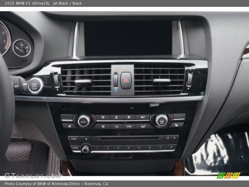 Jet Black / Black 2015 BMW X3 xDrive28i