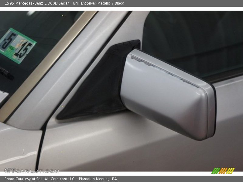 Brilliant Silver Metallic / Black 1995 Mercedes-Benz E 300D Sedan