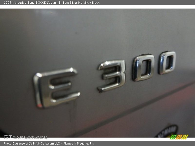 Brilliant Silver Metallic / Black 1995 Mercedes-Benz E 300D Sedan