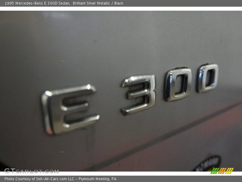 Brilliant Silver Metallic / Black 1995 Mercedes-Benz E 300D Sedan