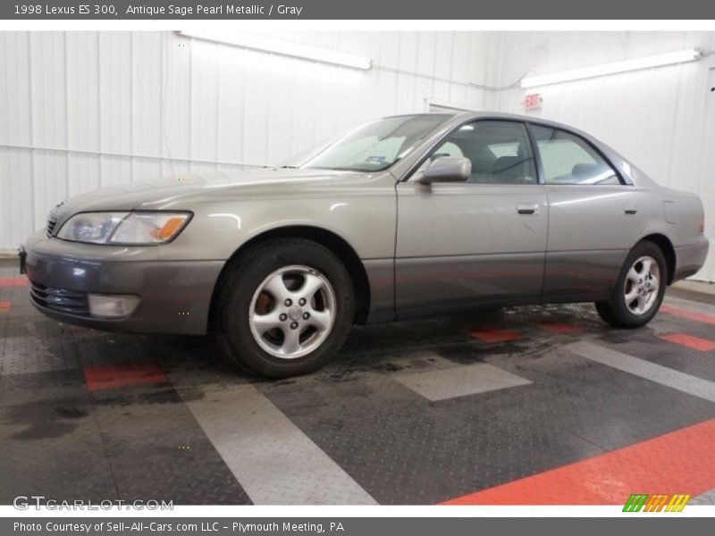 Antique Sage Pearl Metallic / Gray 1998 Lexus ES 300