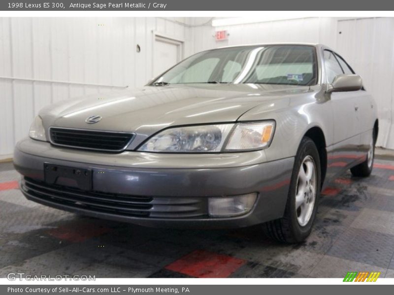 Antique Sage Pearl Metallic / Gray 1998 Lexus ES 300